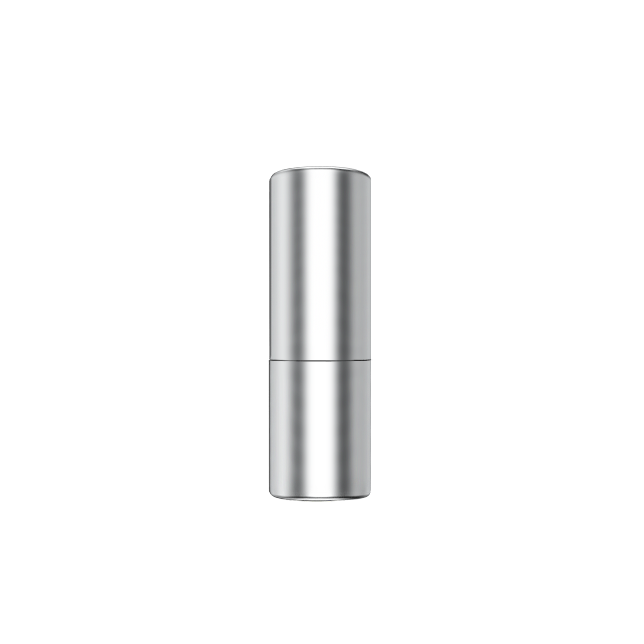 LS8804-1 Round Magnetic Refillable Aluminum Lipstick